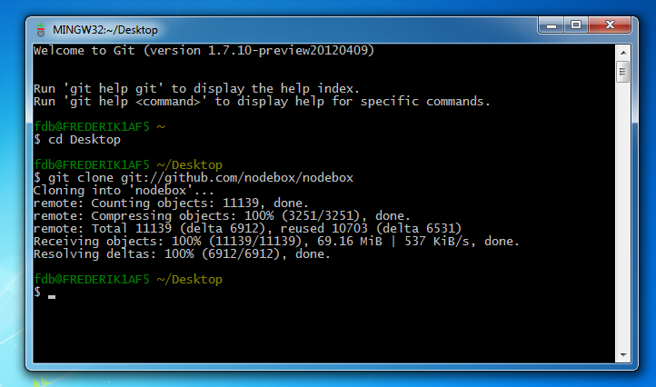 nodebox on ubuntu